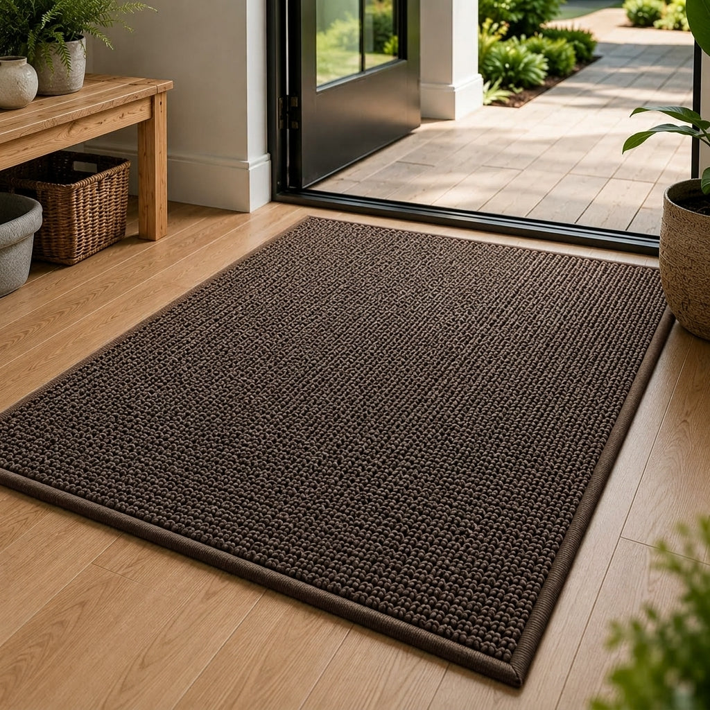 LISTINGOPT::kovosis::dryzone-highly-absorbent-doormat-for-clean-and-dry-indoor-outdoor-entrances::color-coffee