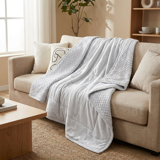 LISTINGOPT::kovosis::emotional-cooling-blanket-for-relaxation-soundwave-technology-embossed-striped-design-with-ball-accents-breathable-lightweight-summer-throw-machine-washable-wrinkle-resistant-multi-use-blanket-and-shawl-in-white-and-grey-random-color::01-hero