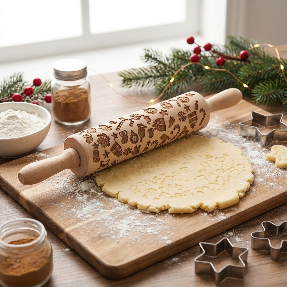 LISTINGOPT::kovosis::engraved-christmas-rolling-pin-for-festive-cookies::variant-unique-356cdfdac931a2
