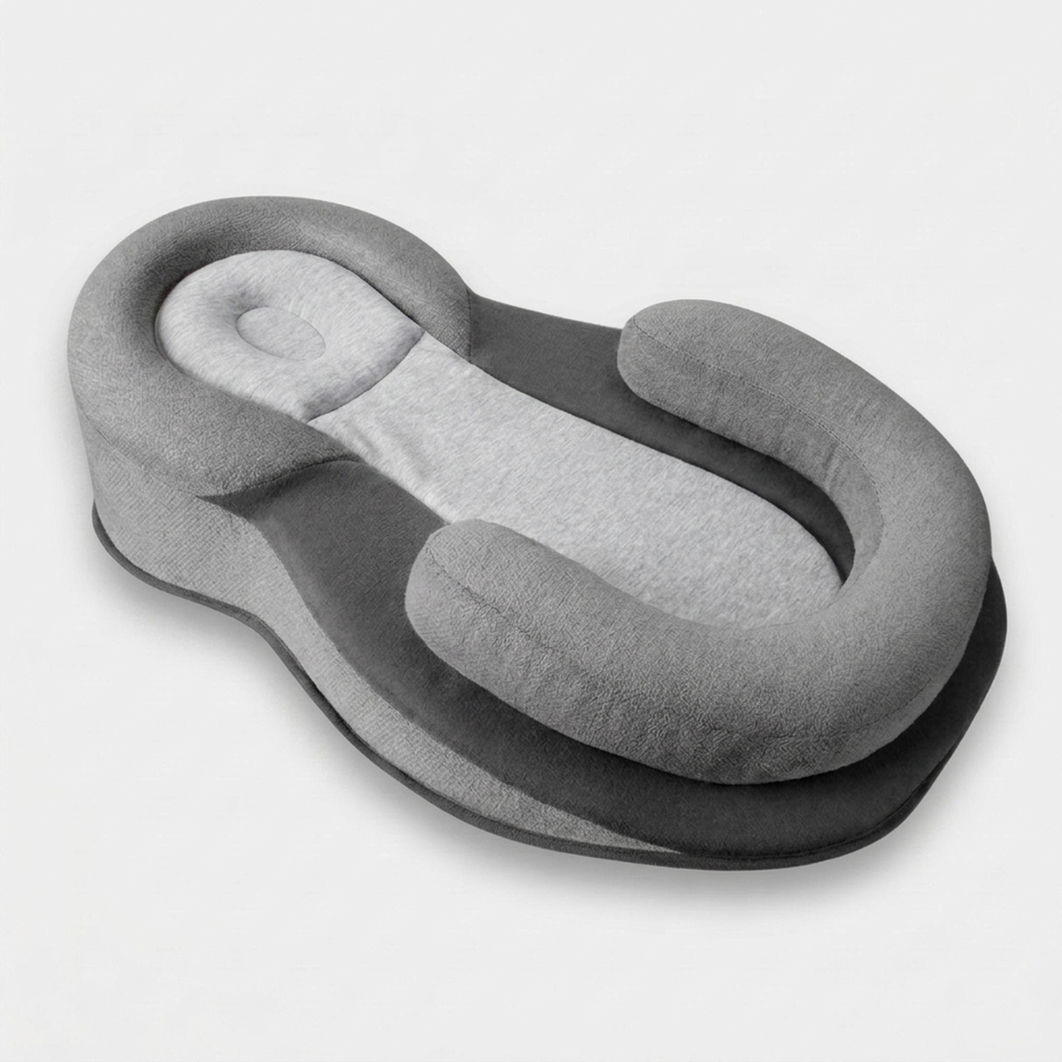 LISTINGOPT::kovosis::ergonomic-baby-positioning-pillow-natural-sleep-support::color-grey