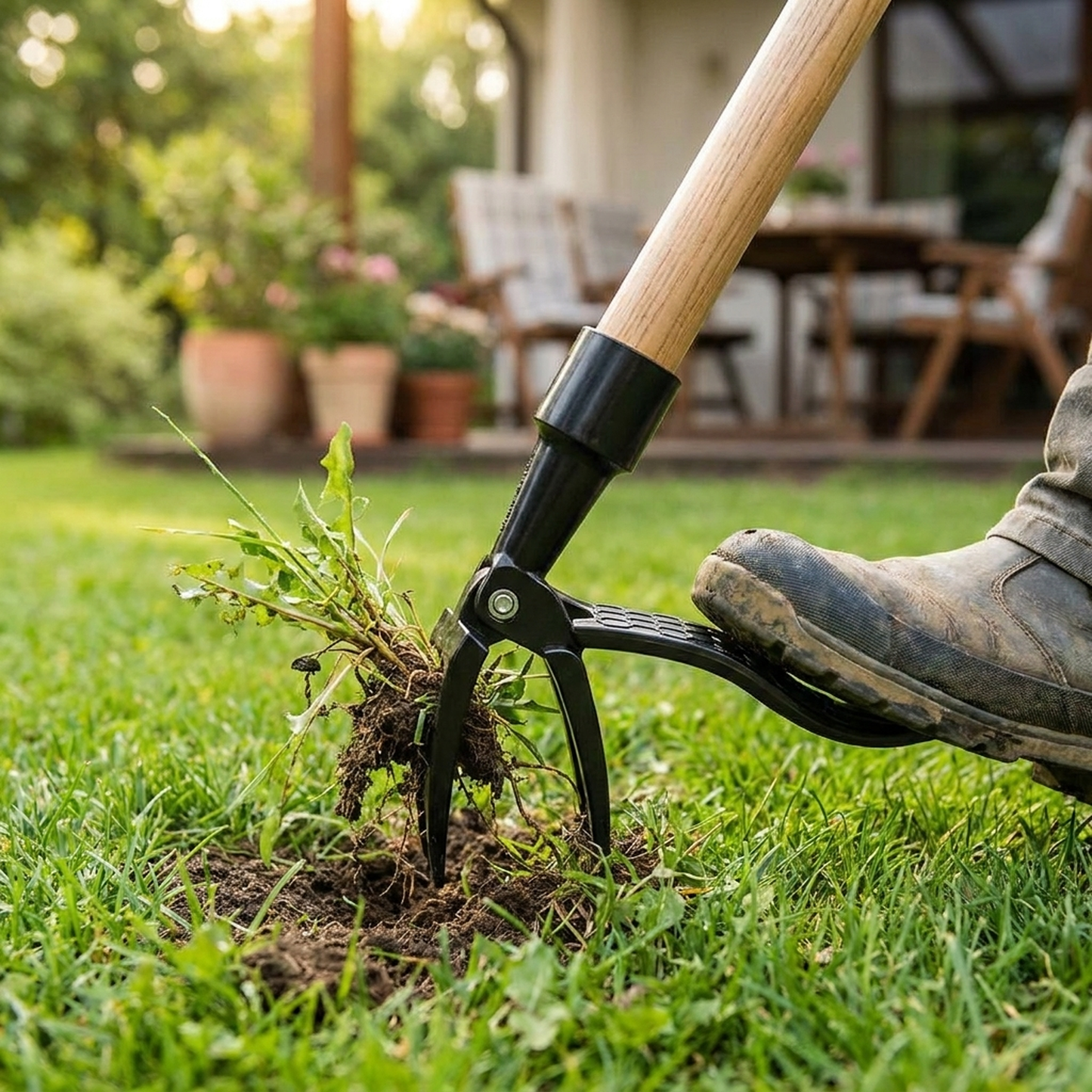 LISTINGOPT::kovosis::ergonomic-stand-up-weed-puller-for-strain-free-gardening::02-inuse