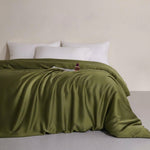 LISTINGOPT::kovosis::eucalyptus-lyocell-bedding-set-1pc-duvet-cover-summer-cooling-bamboo-bed-covers::color-olive-green