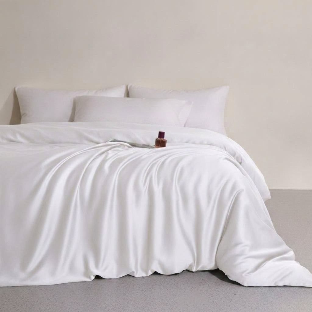 LISTINGOPT::kovosis::eucalyptus-lyocell-bedding-set-1pc-duvet-cover-summer-cooling-bamboo-bed-covers::color-white