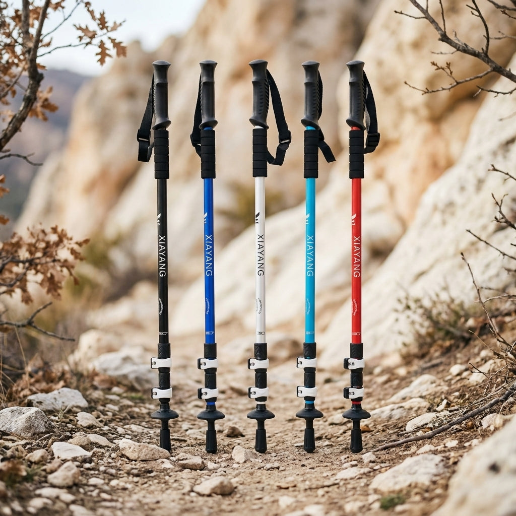 LISTINGOPT::kovosis::external-lock-trekking-pole-anti-slip-lightweight-walking-stick-aluminum-alloy-telescopic-walking-stick-three-sections-adjustable-height-mountain-climbing-hiking-portable-unisex::01-hero