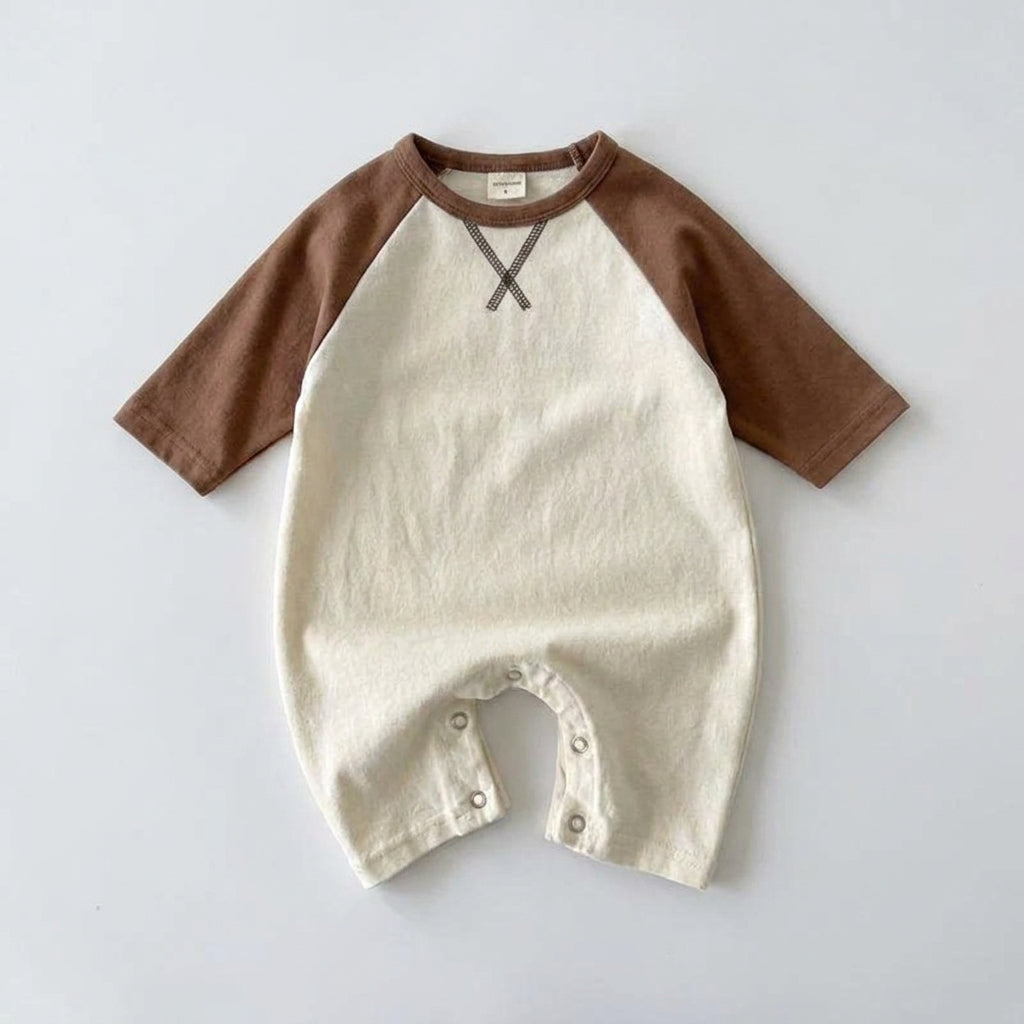 LISTINGOPT::kovosis::farbblock-overall-komfortabel-umweltfreundlich::color-brown