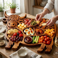 LISTINGOPT::kovosis::farmhouse-feast-handcrafted-cow-wooden-charcuterie-board-for-cheese-and-meats::02-inuse