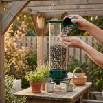 LISTINGOPT::kovosis::feedsafe-squirrel-proof-bird-feeder-for-hassle-free-backyard-birdwatching::02-inuse