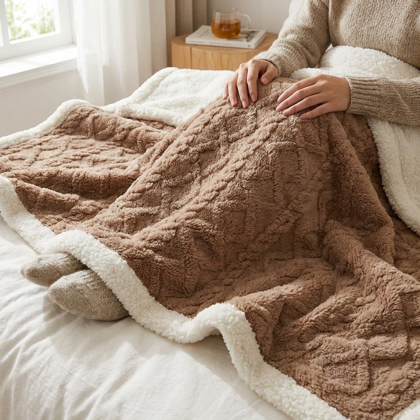 LISTINGOPT::kovosis::fluffy-lambswool-blanket-for-lasting-warmth::02-inuse