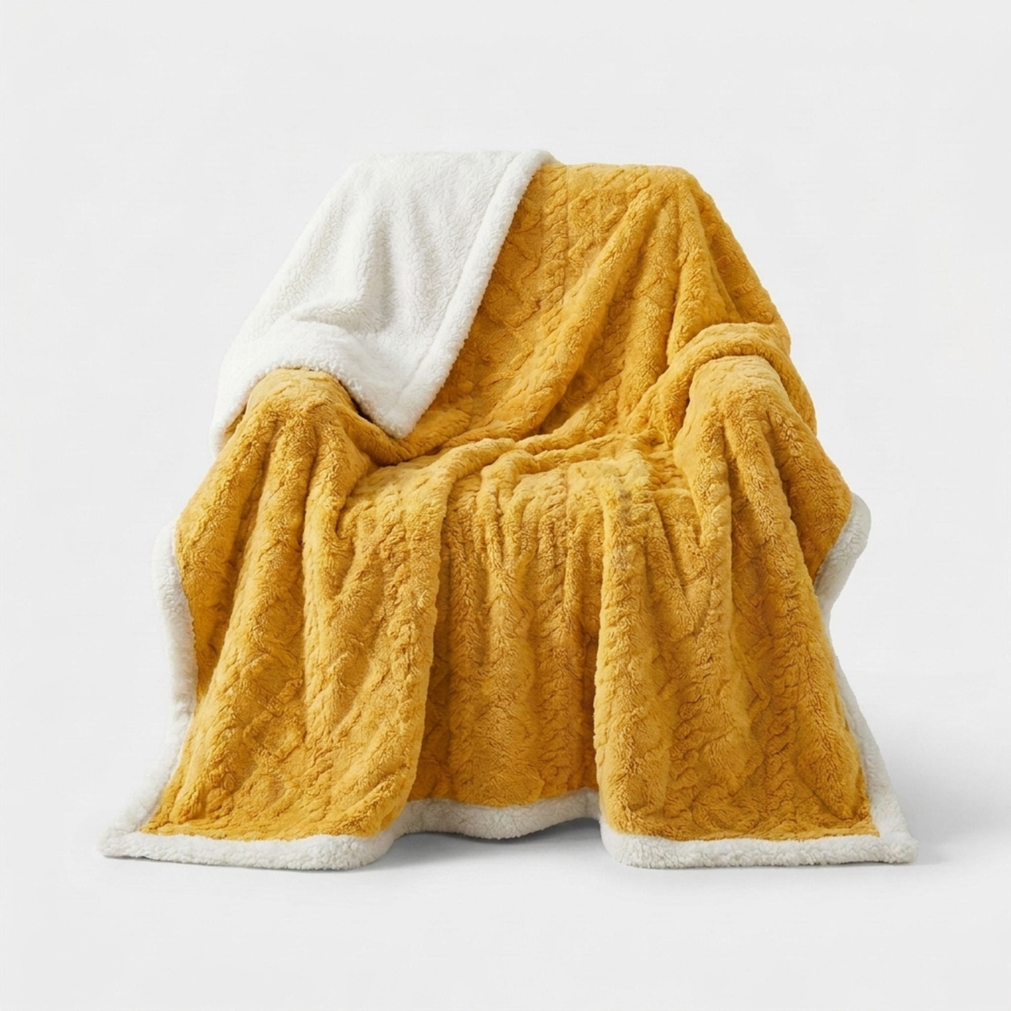 LISTINGOPT::kovosis::fluffy-lambswool-blanket-for-lasting-warmth::color-yellow
