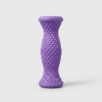 LISTINGOPT::kovosis::foot-massage-roller-foot-roller-foot-massager-plantar-acupressure-relaxation-feet-shiatsu-massager-calf-shaping-massage-tools::color-purple