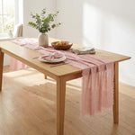 LISTINGOPT::kovosis::gauze-cotton-wedding-table-runner-retro-pink-burr-texture-dining-napkins-gift-kitchen-table-runners-home-christmas-table-decor::03-lifestyle