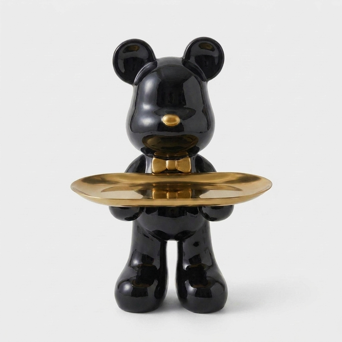LISTINGOPT::kovosis::graffiti-bear-ornament-with-tray-storage::color-black