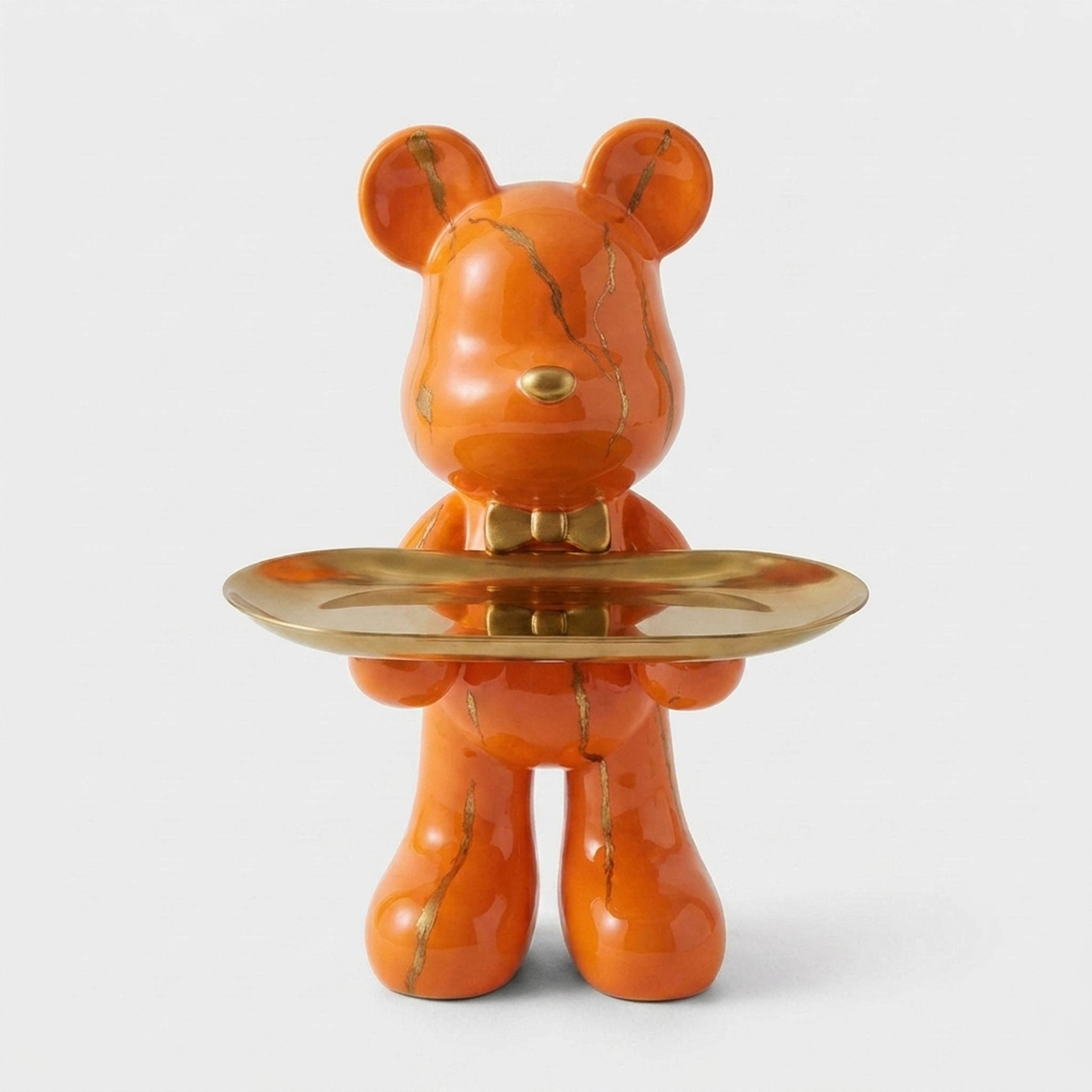 LISTINGOPT::kovosis::graffiti-bear-ornament-with-tray-storage::color-orange