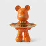 LISTINGOPT::kovosis::graffiti-bear-ornament-with-tray-storage::color-orange