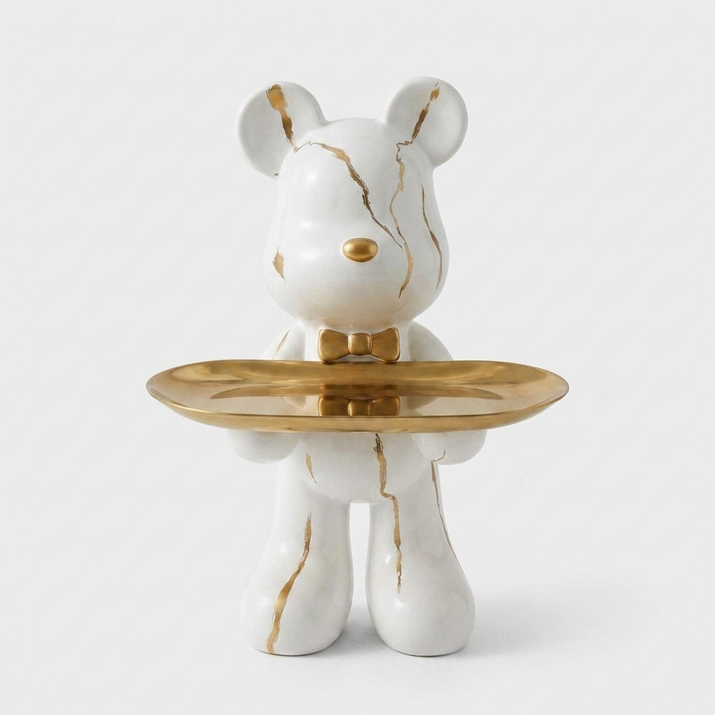 LISTINGOPT::kovosis::graffiti-bear-ornament-with-tray-storage::color-white