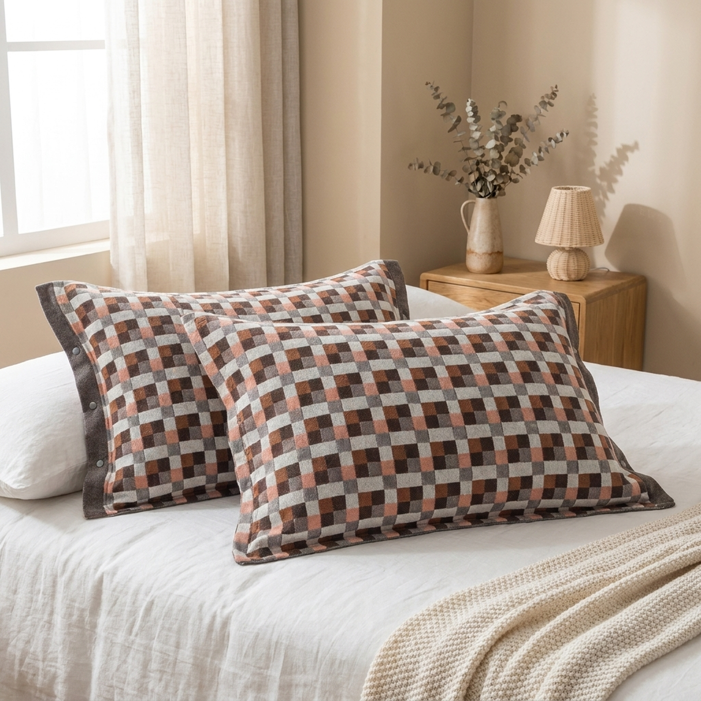 LISTINGOPT::kovosis::grid-button-pillowcases-for-artful-bedding::01-hero