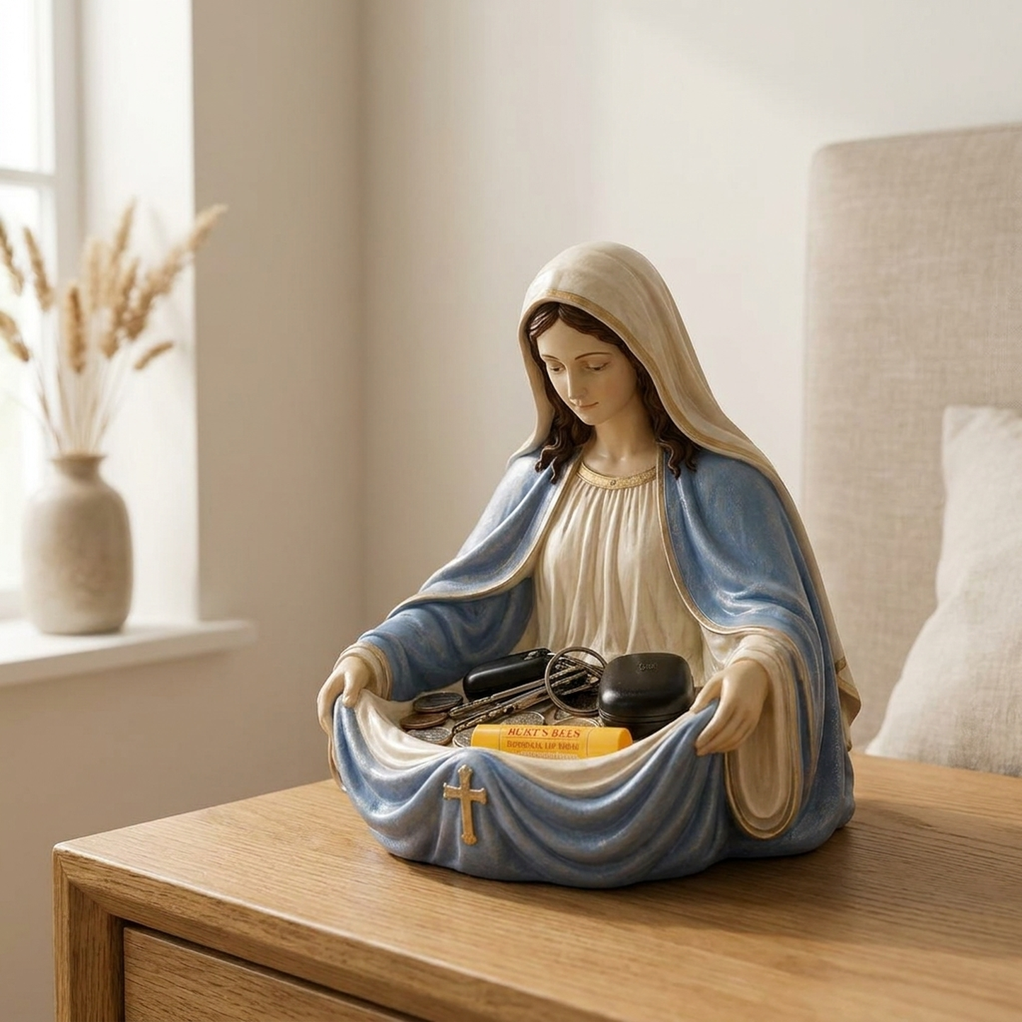 LISTINGOPT::kovosis::handmade-virgin-mary-catch-all-bowl-sacred-storage::01-hero