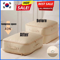 LISTINGOPT::kovosis::heavy-duty-self-compressing-storage-bag-portable-organizer-for-clothes-blankets-quilts-ideal-for-closet-organization::color-beige