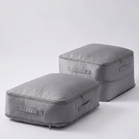 LISTINGOPT::kovosis::heavy-duty-self-compressing-storage-bag-portable-organizer-for-clothes-blankets-quilts-ideal-for-closet-organization::color-gray