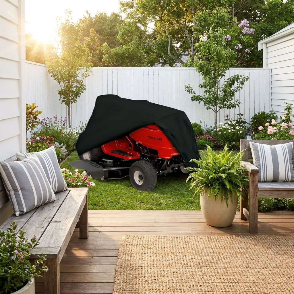LISTINGOPT::kovosis::heavy-duty-waterproof-lawn-mower-cover-all-weather-protection-for-push-and-riding-mowers::03-lifestyle