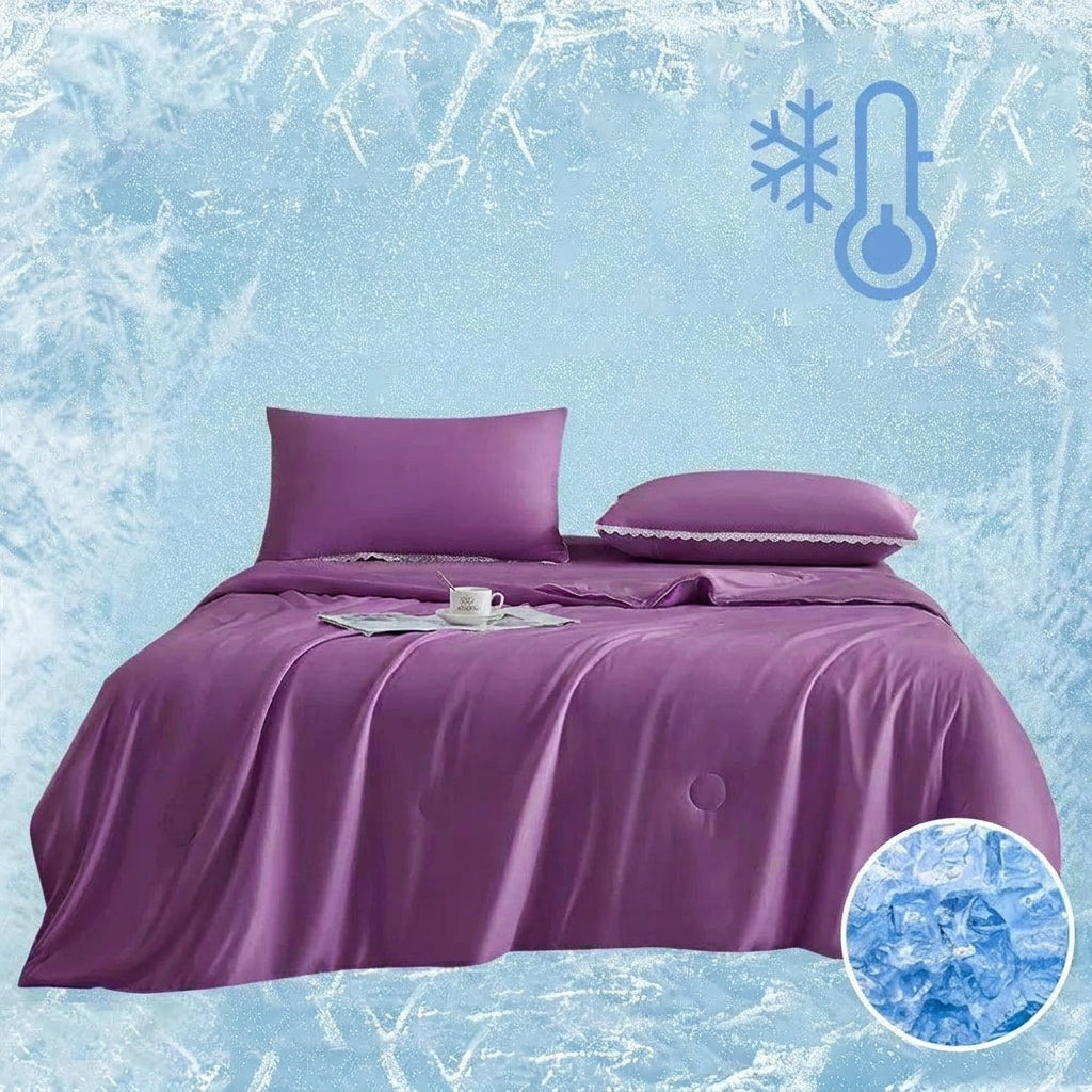 LISTINGOPT::kovosis::high-quality-cooling-blankets-smooth-air-condition-comforter-lightweight-summer-quilt-with-double-side-cold-cooling-fabric::color-purple
