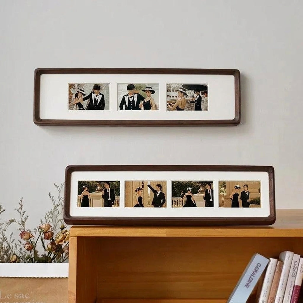 LISTINGOPT::kovosis::houten-fotolijst-voor-meerdere-fotos-met-passe-partout-voor-wand-en-plank::color-zwart-walnoot---3