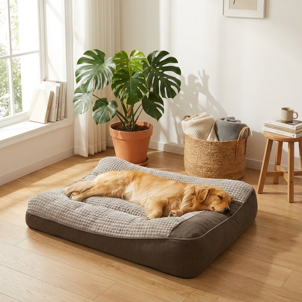 LISTINGOPT::kovosis::hugbed-grosses-kratzfestes-hundebett-mit-orthopadischer-wirbelsaulenunterstutzung::03-lifestyle