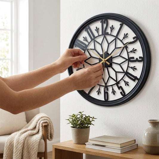 LISTINGOPT::kovosis::ironvintage-clock-silent-statement-wall-accent::02-inuse