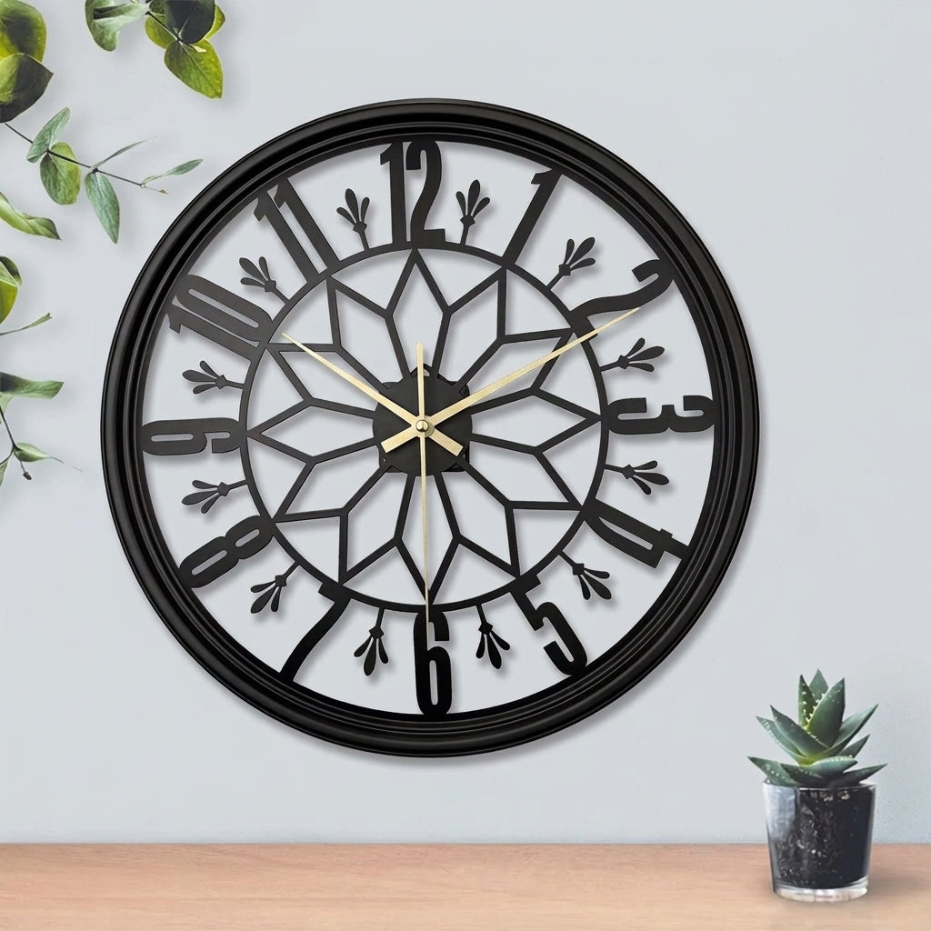 LISTINGOPT::kovosis::ironvintage-clock-silent-statement-wall-accent::color-black