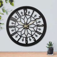 LISTINGOPT::kovosis::ironvintage-clock-silent-statement-wall-accent::color-black