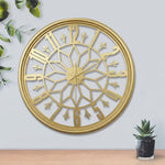 LISTINGOPT::kovosis::ironvintage-clock-silent-statement-wall-accent::color-golden
