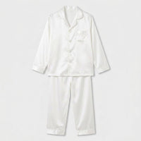 LISTINGOPT::kovosis::kids-pajama-set-sleepwear-soft-button-front-nightwear::color-white