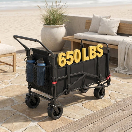 LISTINGOPT::kovosis::leveleve-heavy-duty-folding-wagon-2-in-1-collapsible-cart-400lb-650lb-capacity-all-terrain-wheels-wbrakes-and-aside-pockets::01-hero