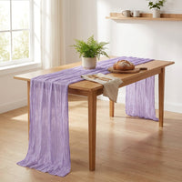 LISTINGOPT::kovosis::lilac-purple-lavender-cheesecloth-table-runner-wedding-party-boho-rustic-gauze-table-runner-bridal-shower-birthday-decorations::03-lifestyle
