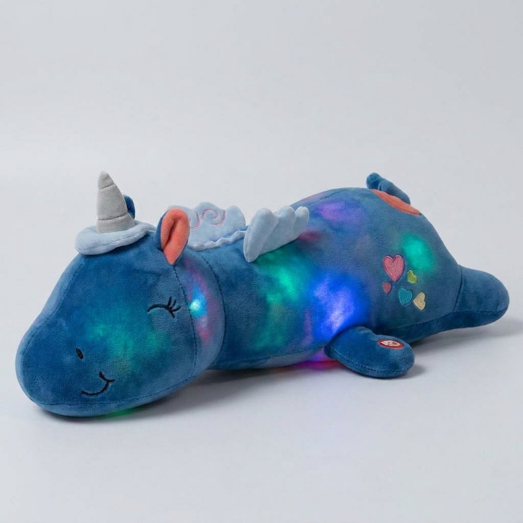 LISTINGOPT::kovosis::lunacorn-leuchtendes-einhorn-kuscheliger-pluschfreund-regenbogen-leds-perfektes-geschenk-fur-kinder::color-blau