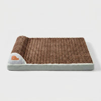 LISTINGOPT::kovosis::machine-washable-dog-bed-removable-orthopedic-puppy-cushion-winter-memory-foam-dog-pillow-for-small-medium-large-dogs-and-cats::color-coffee