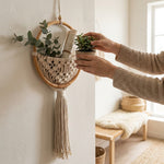 LISTINGOPT::kovosis::macrame-wall-hanging-nordic-ins-door-wall-decoration-home-background-round-wall-tapestry-woven-flower-pot-dorm-room-decor::02-inuse