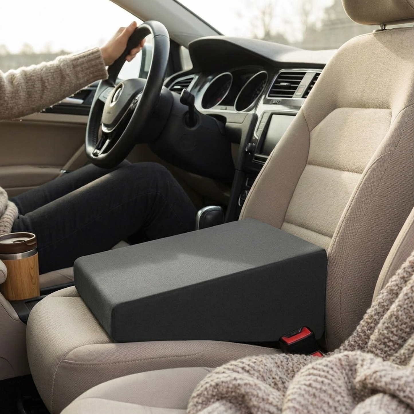LISTINGOPT::kovosis::memory-foam-car-seat-cushion-for-posture-support::02-inuse