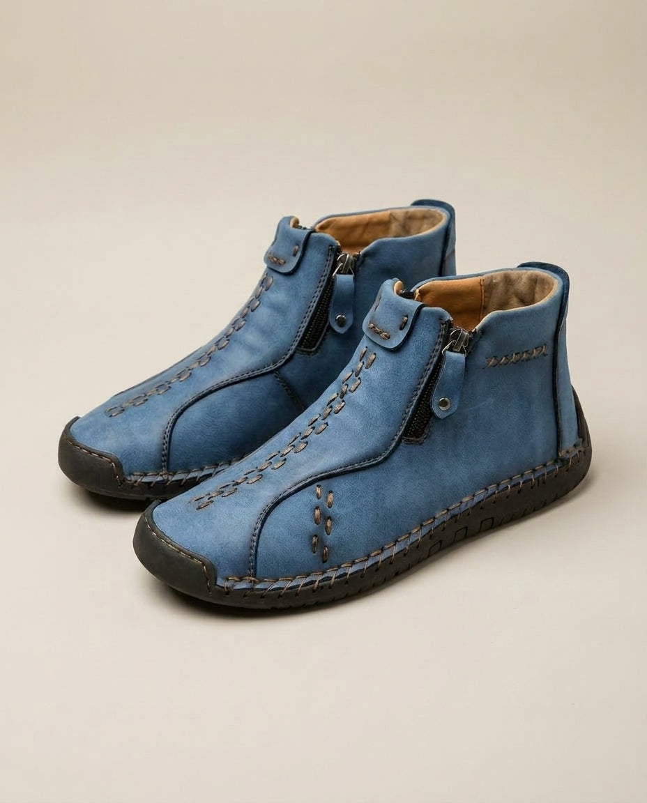 LISTINGOPT::kovosis::mens-handmade-pu-boots-with-zipper-casual::color-blue