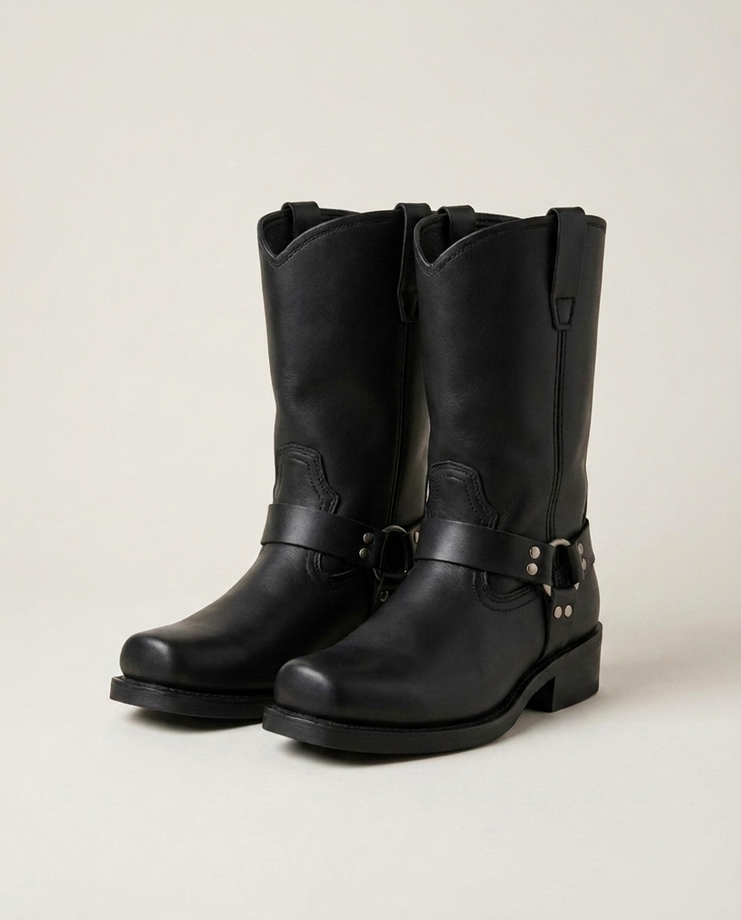 LISTINGOPT::kovosis::mens-harness-boots-rugged-waterproof-style::color-black