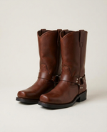 LISTINGOPT::kovosis::mens-harness-boots-rugged-waterproof-style::color-brown