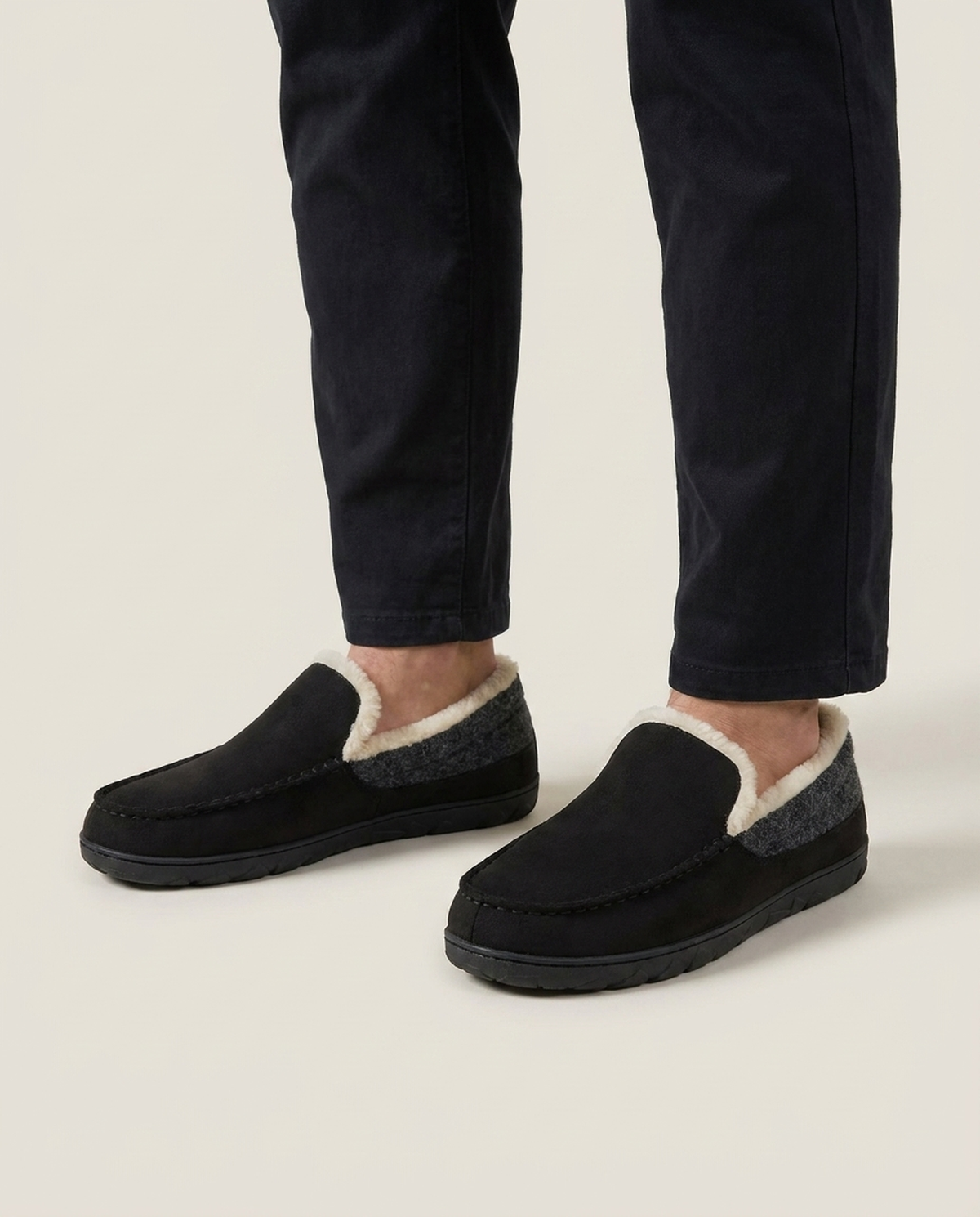 LISTINGOPT::kovosis::mens-man-made-wool-slip-on-shoes-cozy-warmth::01-front