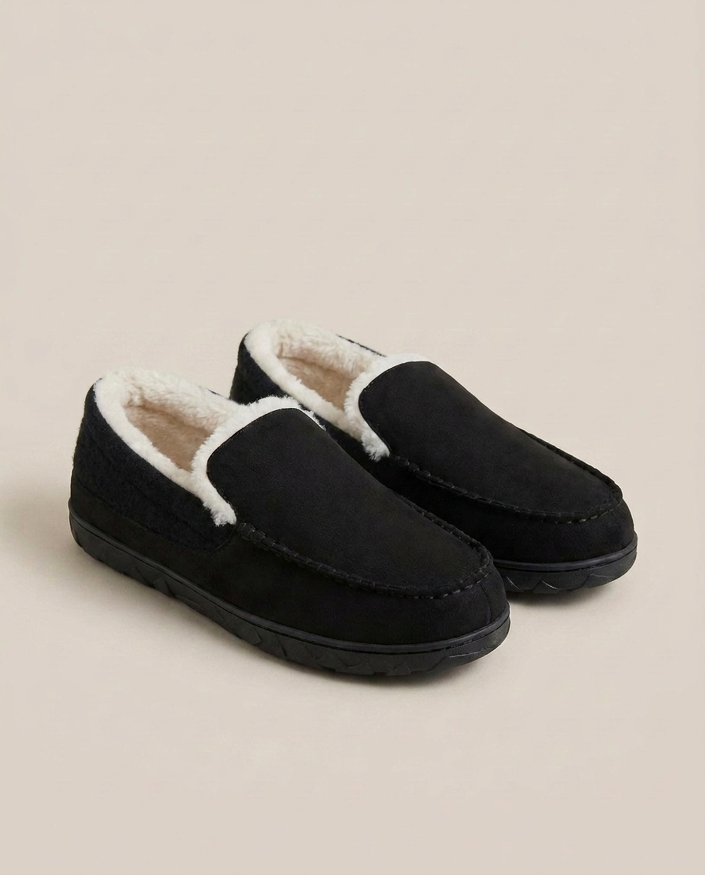 LISTINGOPT::kovosis::mens-man-made-wool-slip-on-shoes-cozy-warmth::color-black