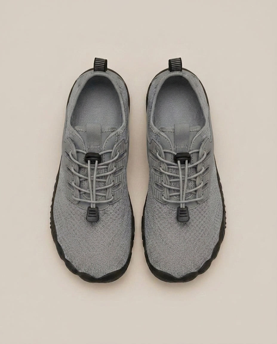LISTINGOPT::kovosis::mens-wading-shoes-anti-slip-breathable-knit-mesh-indoor-yoga-shoes-wide-toe-box::color-grey
