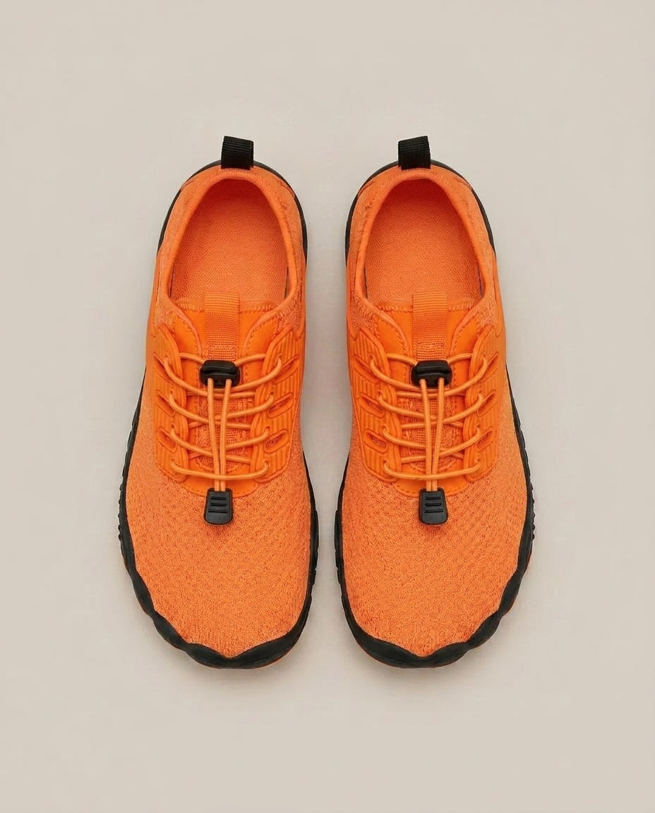 LISTINGOPT::kovosis::mens-wading-shoes-anti-slip-breathable-knit-mesh-indoor-yoga-shoes-wide-toe-box::color-orange