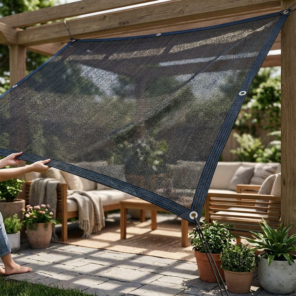 LISTINGOPT::kovosis::mesh-tarp-with-grommets-foldable-cloth-plant-cover-high-density-uv-protection-canopy-shade-net-for-garden-car-picnics-pools::02-inuse