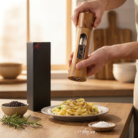 LISTINGOPT::kovosis::millhaven-elegant-wooden-salt-and-pepper-mills-with-adjustable-grinder-for-precise-seasoning-control-and-timeless-kitchen-aesthetics::02-inuse