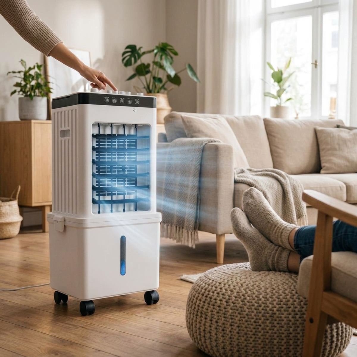 LISTINGOPT::kovosis::mobile-air-cooler-for-flexible-3-in-1-comfort::02-inuse