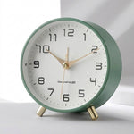 LISTINGOPT::kovosis::modern-scandinavian-silent-table-clock::color-green