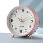 LISTINGOPT::kovosis::modern-scandinavian-silent-table-clock::color-pink